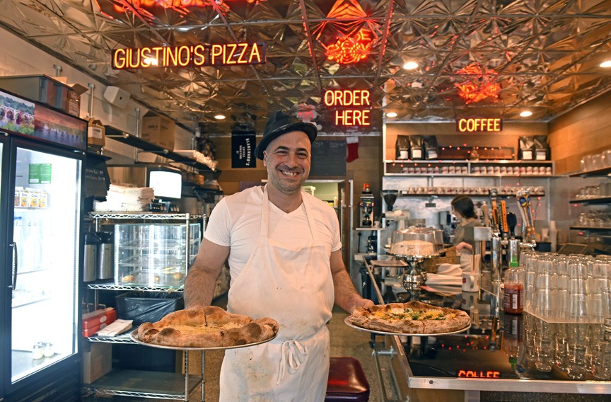 Musician Giustino Riccio and His Amazing Pizza are at Galley Go-To