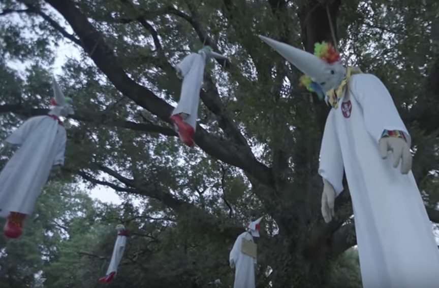 Video: Activist Group Hangs KKK Clowns in Bryan Park