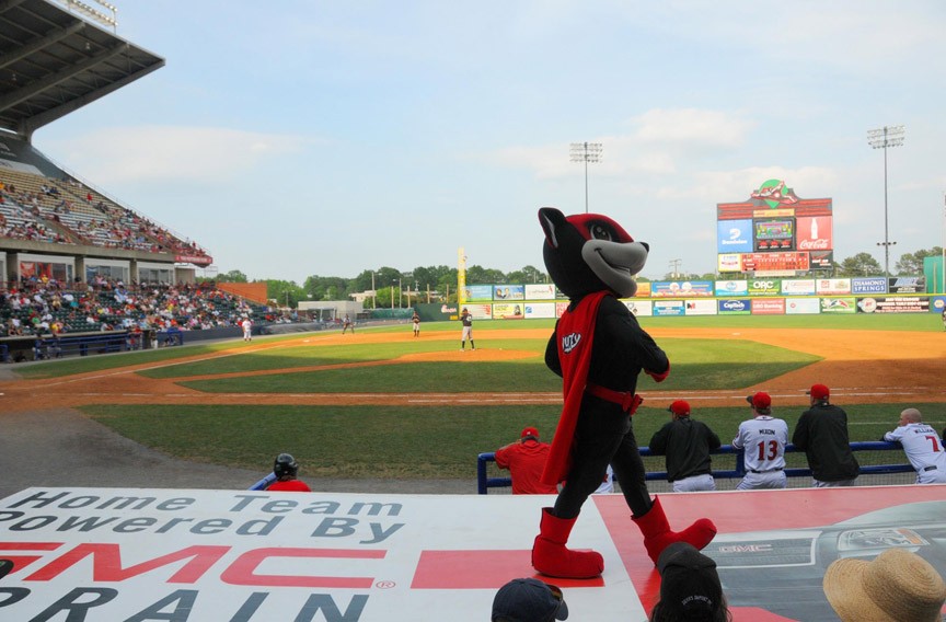 Flying Squirrels Opening Night at the Diamond