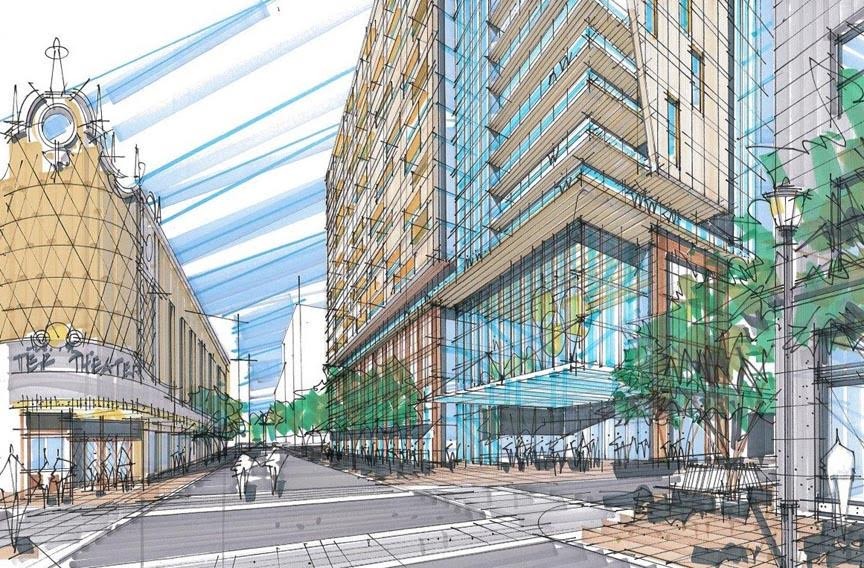 Plan Emerges for a Residential Tower on Grace Street - Style Weekly