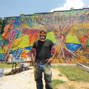 Latest Mural Is Hero Wall