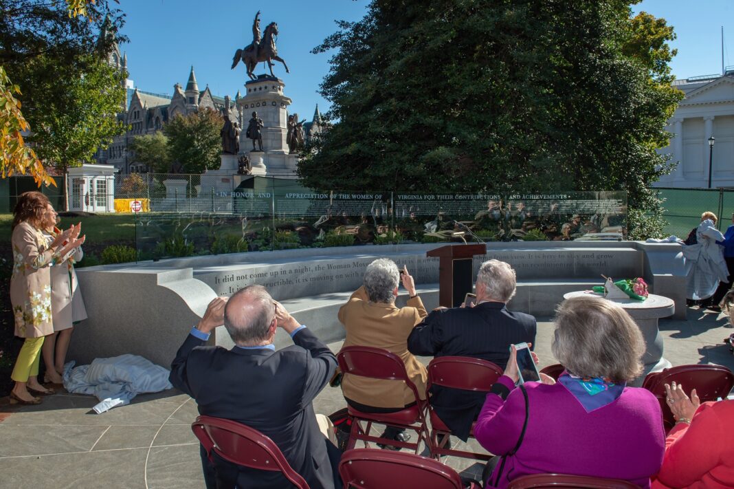Virginia Women’s Monument Unveiled, Funding for Statues Still Needed