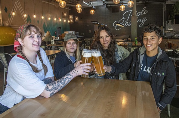 Savannah Roberts, Sandra Nazz, Hollis Smith, Tasha Dixon. - SCOTT ELMQUIST