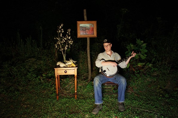 Daniel Bachman says his "own family has a disastrous history in anthracite coal mining," with one ancestor having "a coal tattoo from a mine explosion that he was trapped in.” - ALDONA DYE