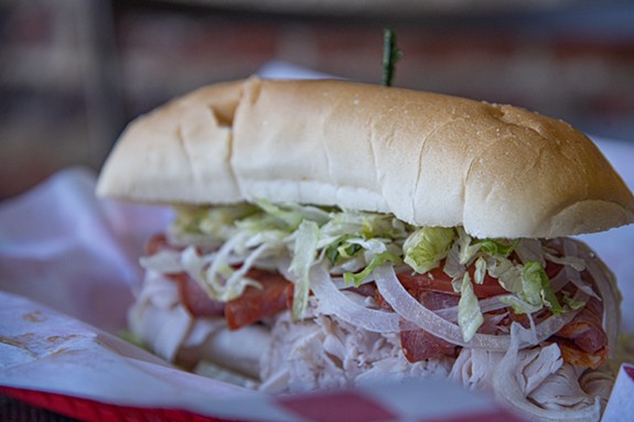 Turkey sub at Nomad Deli. - SCOTT ELMQUIST